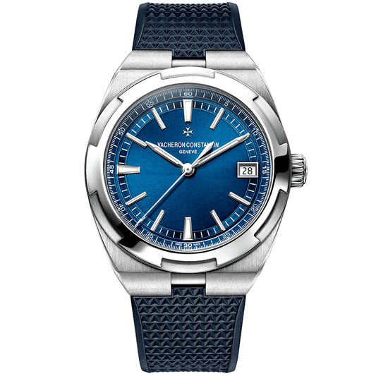 Overseas Blue Dial Rubber Automatic Men’s Watch