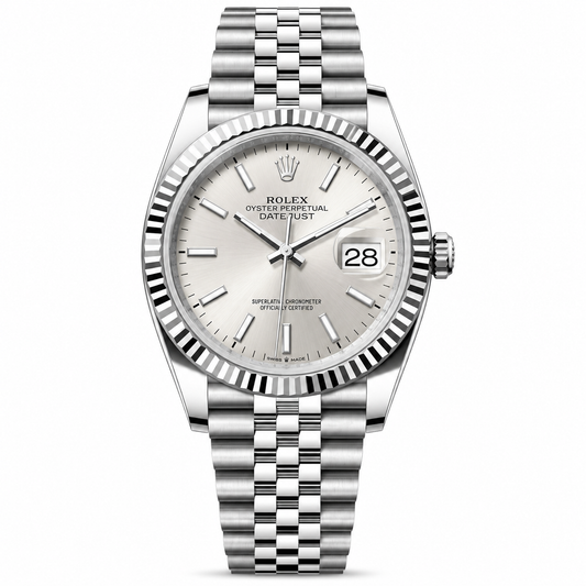 Rolex Datejust Steel Silver Dial Jubilee 36mm