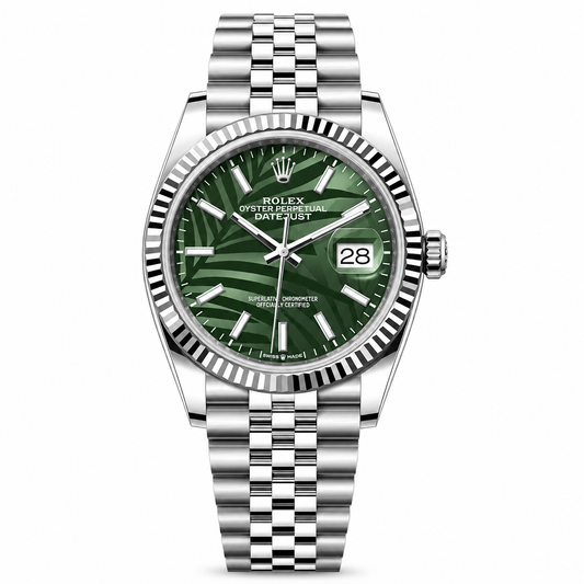 Rolex Datejust Green Forest Dial Jubilee 36mm