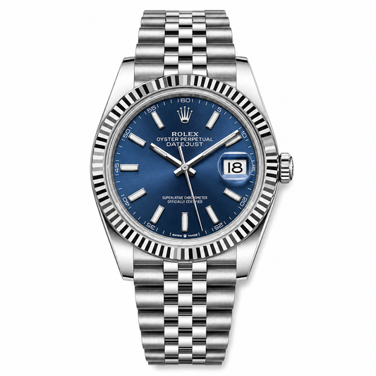 Rolex Datejust Blue Dial 41mm Jubilee