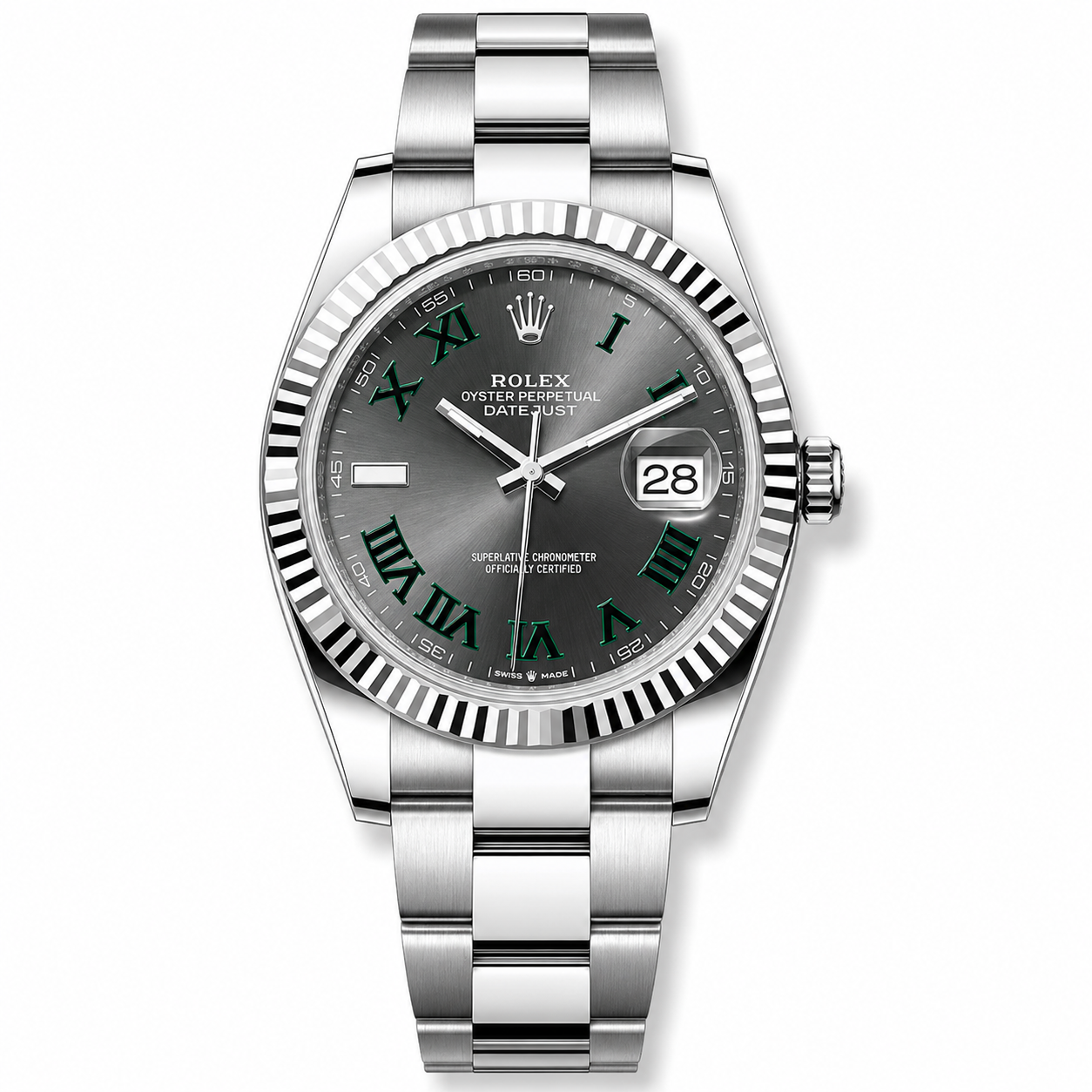 Rolex Datejust Steel Wimbledon 41M Oyster