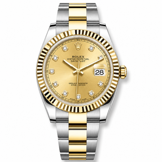 Rolex Datejust Gold Diamond 41mm Oyster