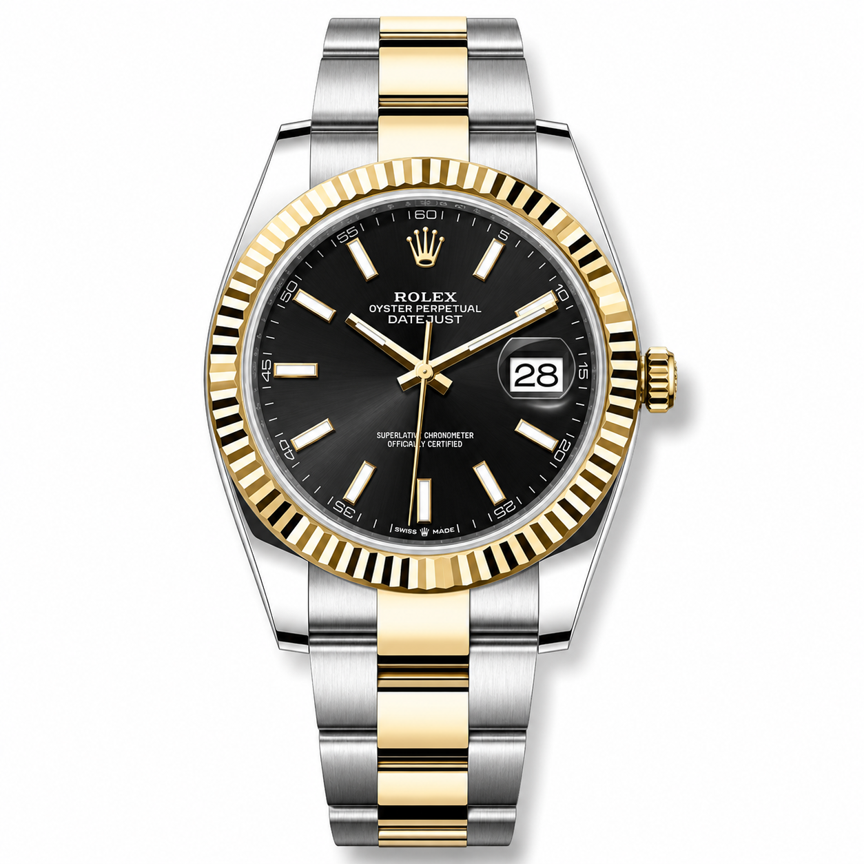 Rolex Datejust Black Dial 41mm Oyster