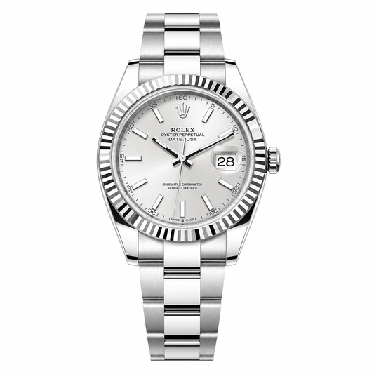 Rolex Datejust Silver Dial 41mm Oyster