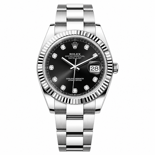 Rolex Datejust Black Diamonds Dial 41mm Oyster