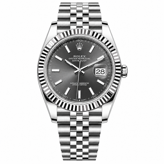 Rolex Datejust Slate Grey Dial Jubilee 41mm