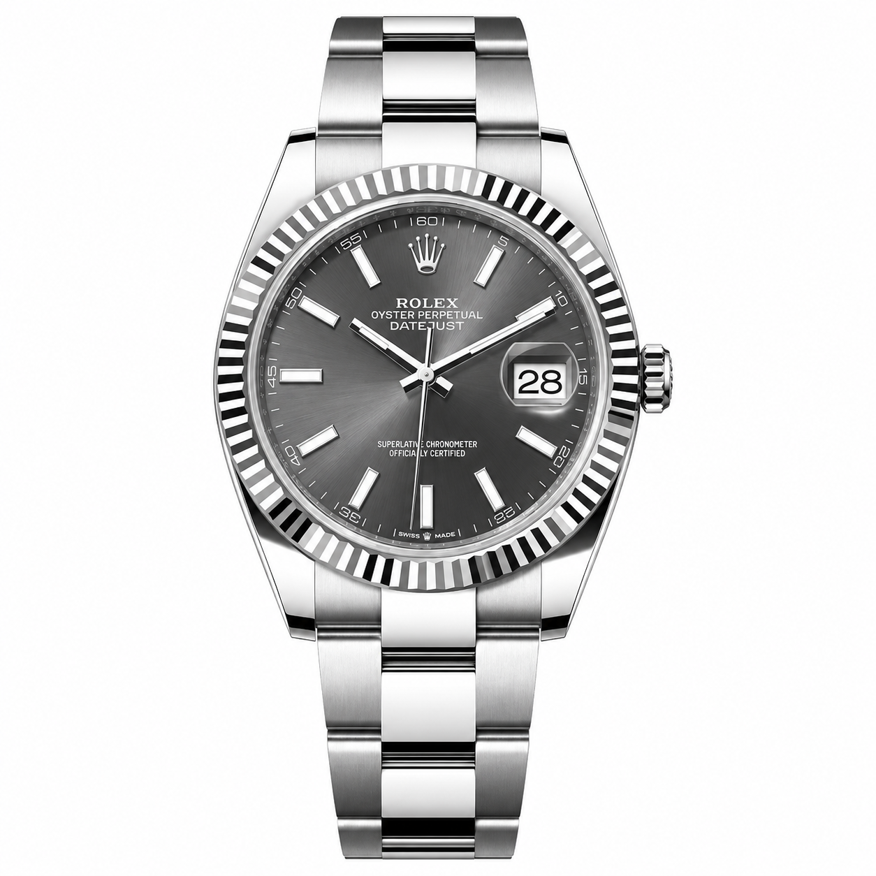 Rolex Datejust Slate Grey Dial Oyster 41mm