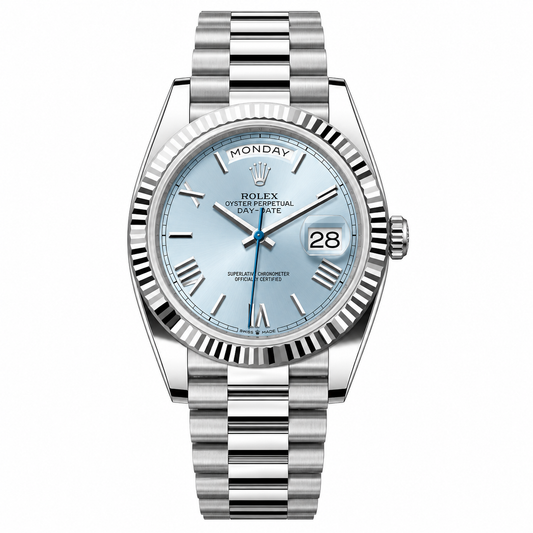 Rolex Day-Date Ice Blue Dial President 40mm