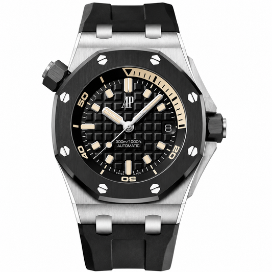 Audemars Piguet Royal Oak Offshore Diver — Black / Silver Monochrome Edition