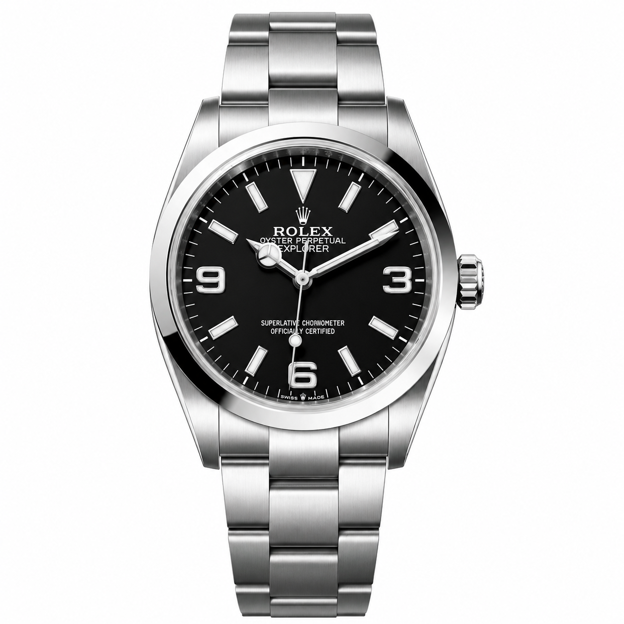 Rolex Explorer 36 — Black Dial