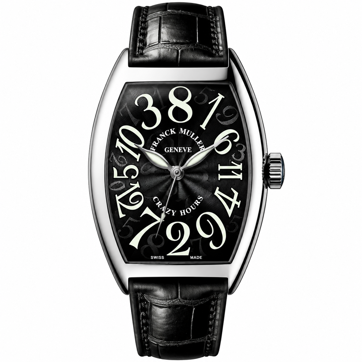 Frank Müller Steel Black Dial Classic