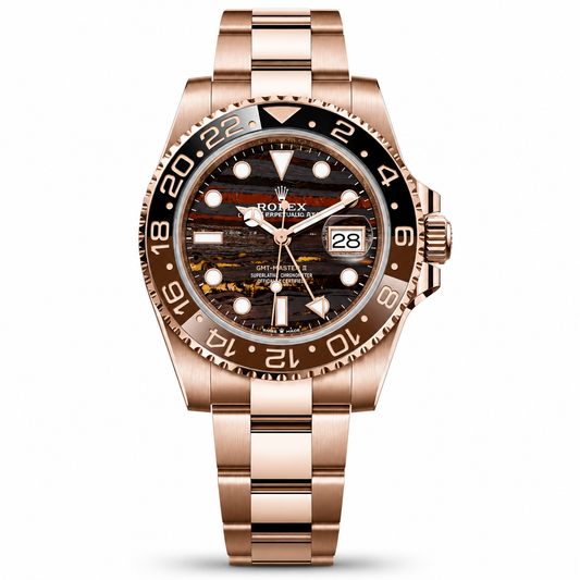 Rolex GMT-Master II Everose Gold Tiger Eye