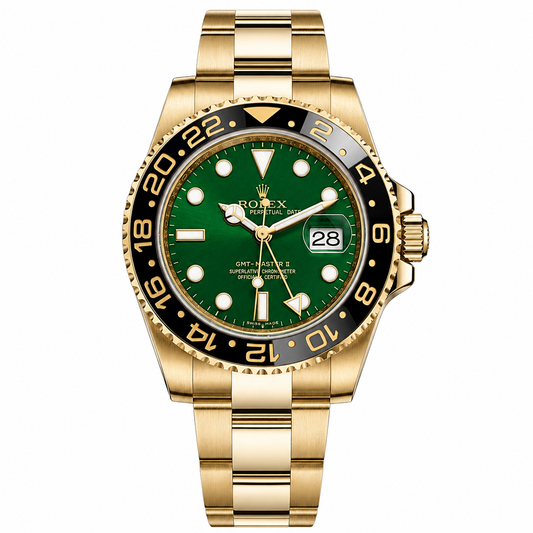 Rolex GMT-Master II Green Dial Gold