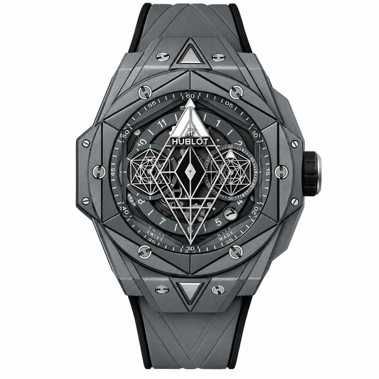 Hublot Sang Bleu Grey Titanium Geometric Edition