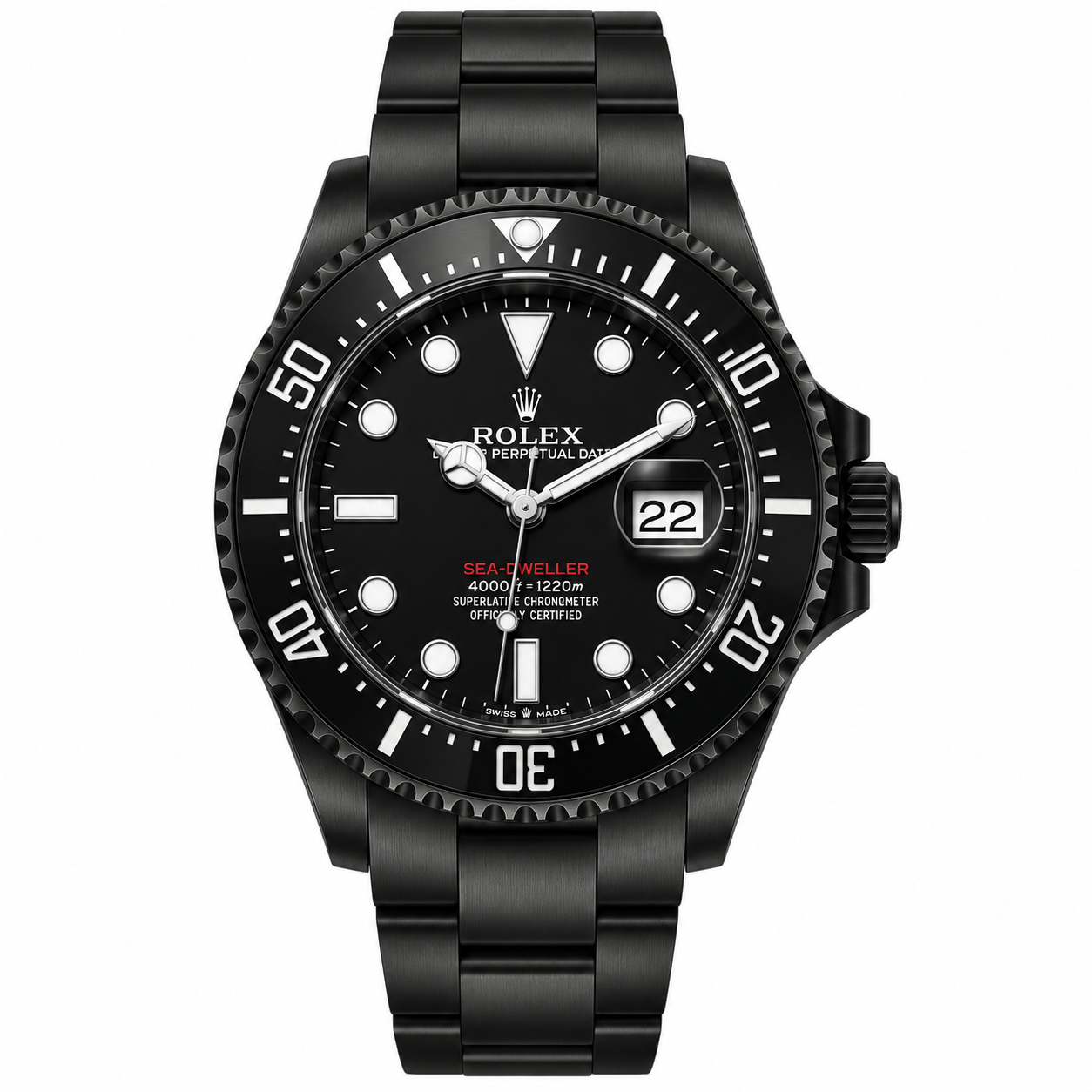 Rolex Sea-Dweller Black Stealth Edition Pro-Hunter