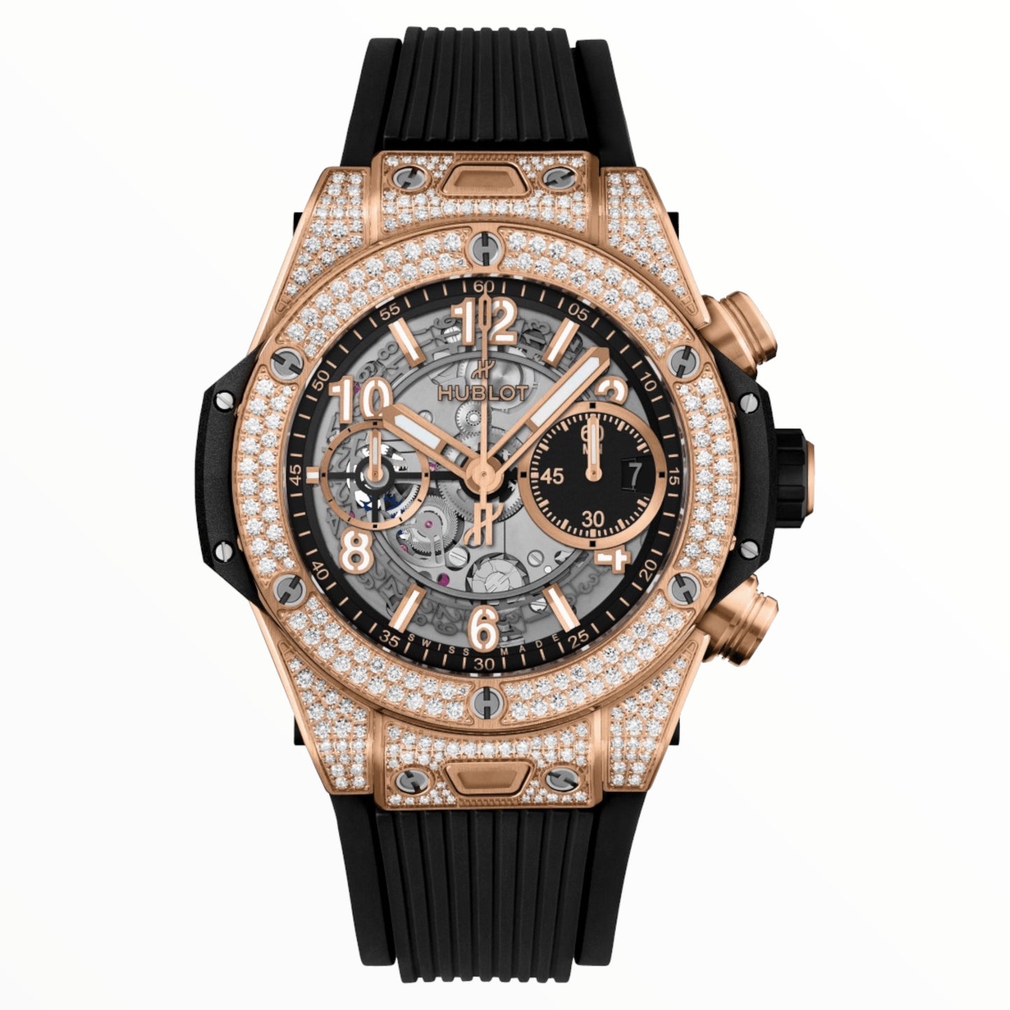 Unico King Gold Pave 42mm