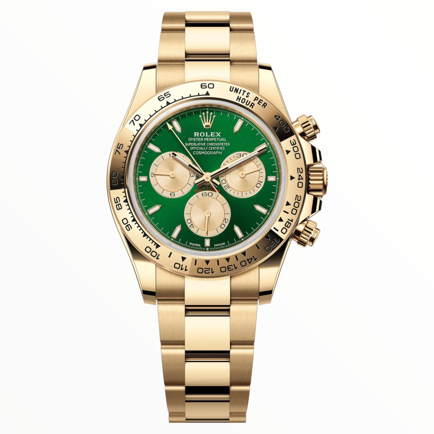 John Mayers Yellow Gold Greel Dial 40mm