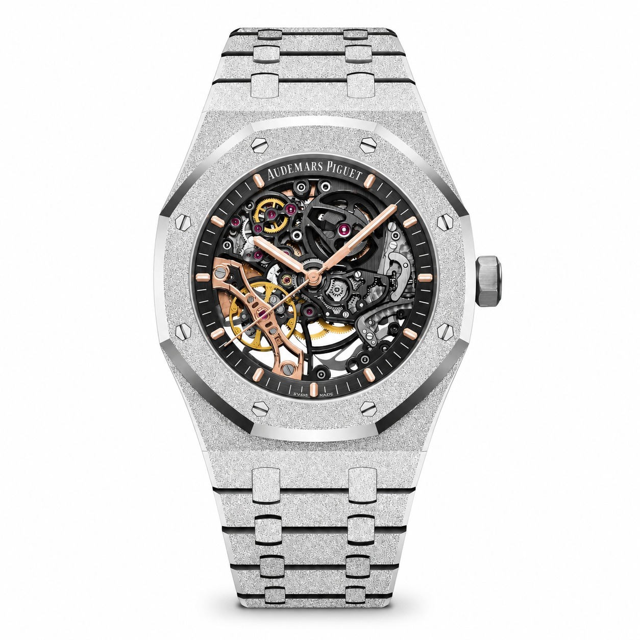 Audemars Piguet Royal Oak Double Balance Wheel Open worked Frosted 41mm