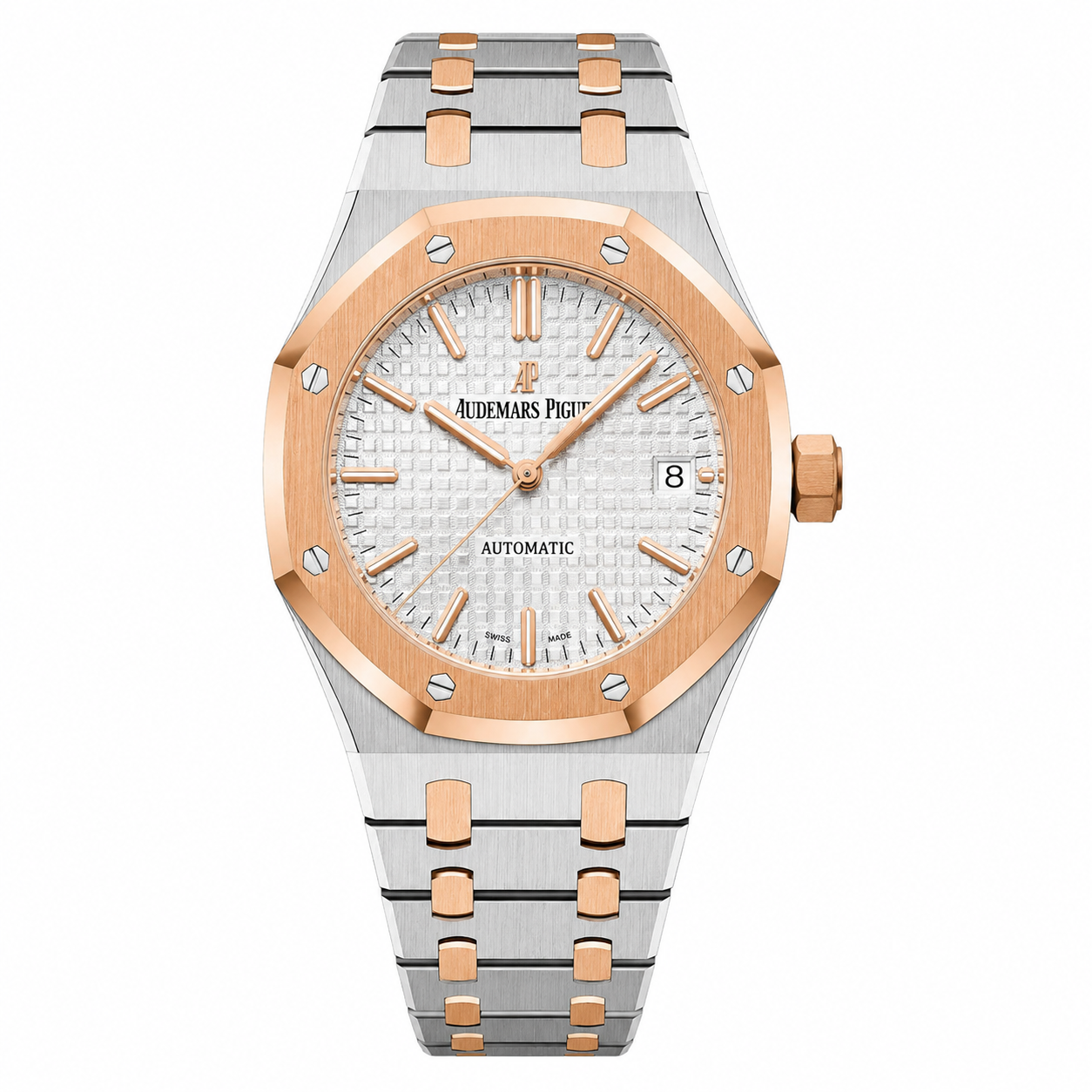 Audemars Piguet Royal Oak Selfwinding Two Tone White Dial 41mm