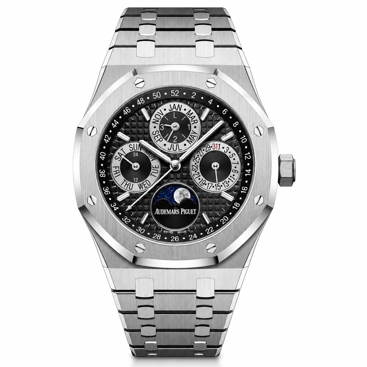 Audemars Piguet Royal Oak Perpetual Calendar Black Platinum