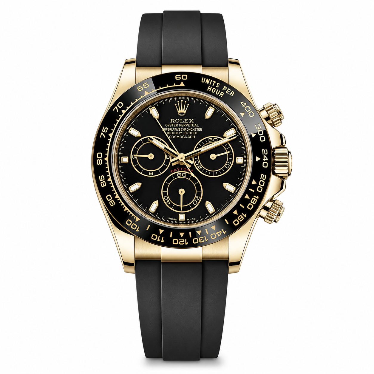 Rolex Cosmograph Daytona 40mm Yellow Gold OysterFlex