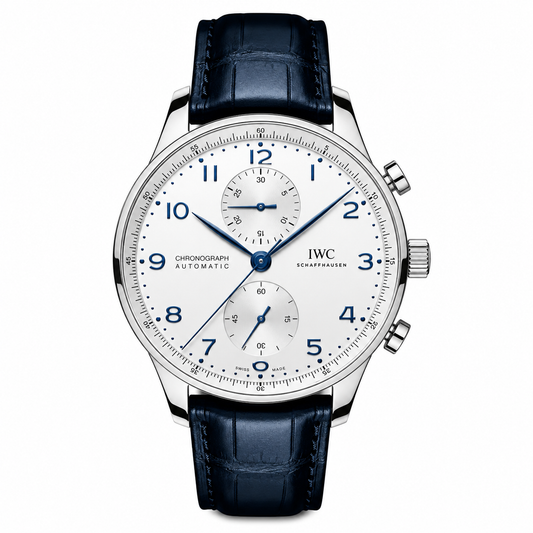 Iwc Portugieser Chronograph 41mm
 White Blue Dial