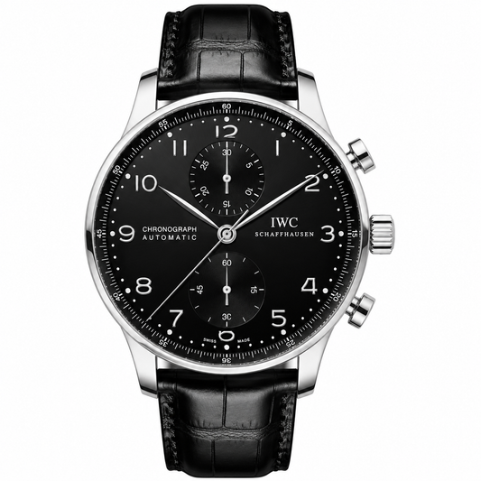 Iwc Portugieser Chronograph 41mm Black Dial