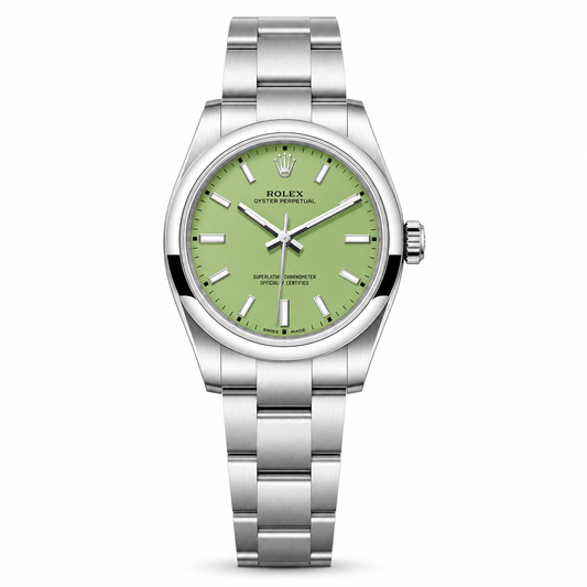 Rolex Oyster Perpetual 31mm Pistachio Green Dial