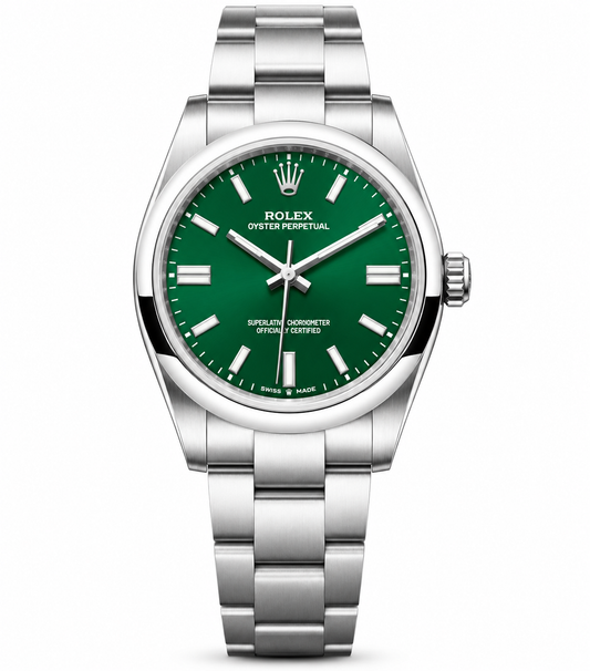 Rolex Oyster Perpetual 31mm Green Dial