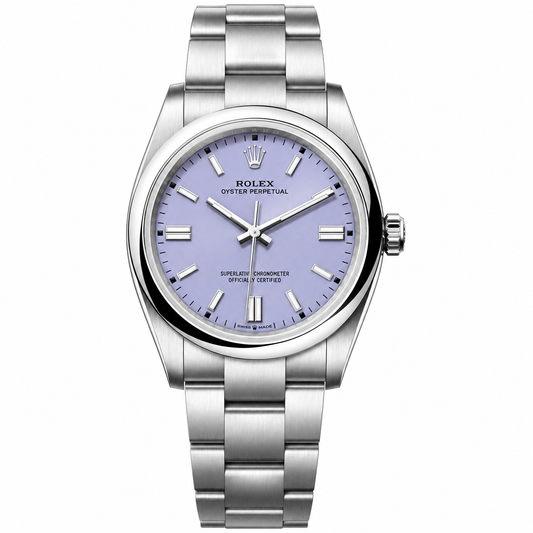 Rolex Oyster Perpetual 36mm Lavender Dial