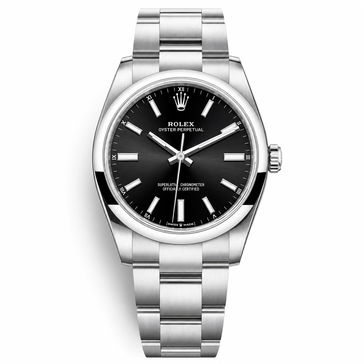Rolex Oyster Perpetual 36mm Black Sunburst Dial
