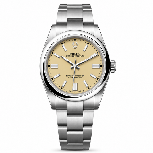 Rolex Oyster Perpetual 41mm Beige Dial
