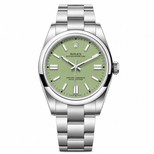 Rolex Oyster Perpetual 41mm Pistachio Dial