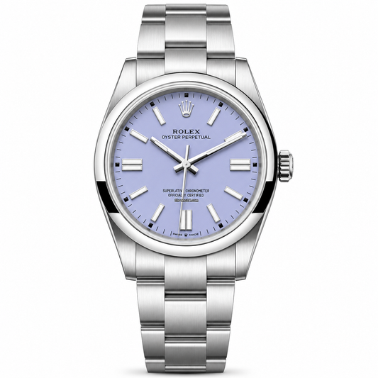 Rolex Oyster Perpetual 41mm Ice Lavender Dial