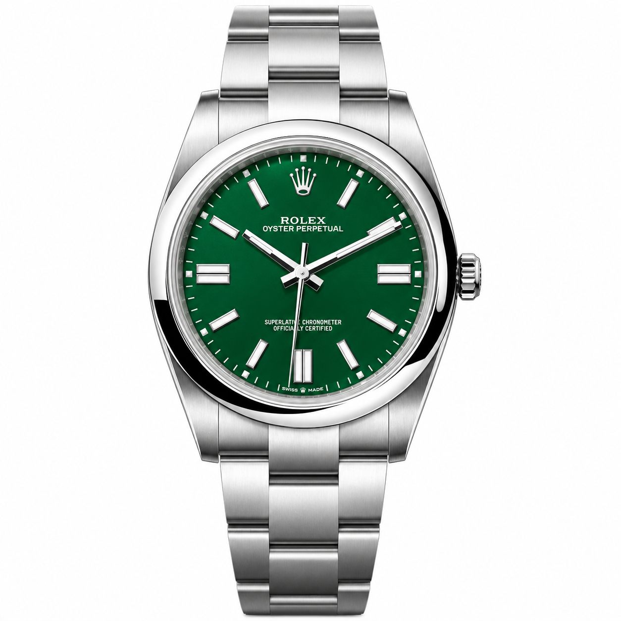 Rolex Oyster Perpetual 41mm Green Dial