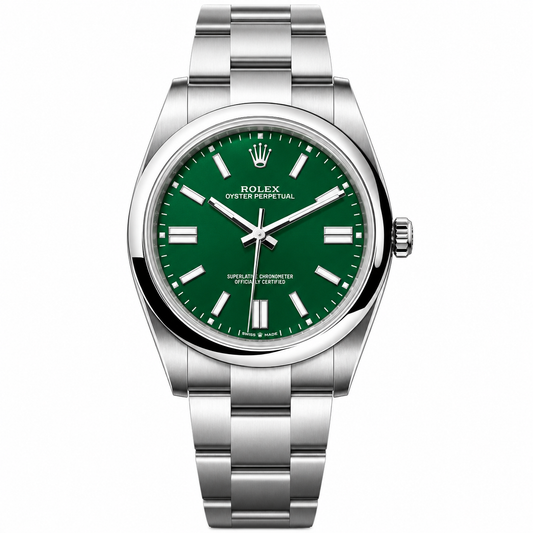 Rolex Oyster Perpetual 41mm Green Dial