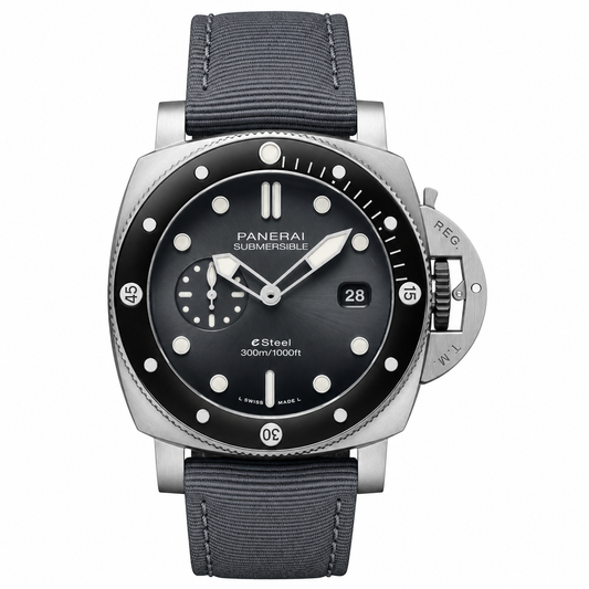 Panerai Submersible Esteel™ Blu Profondo Grey 47mm