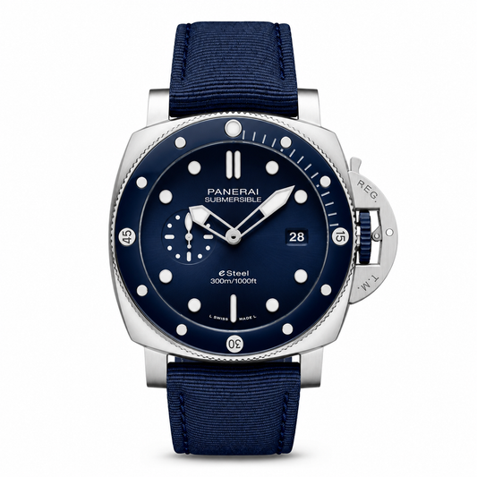 Panerai Submersible eSTEEL™ Blu Profondo Blue 47mm