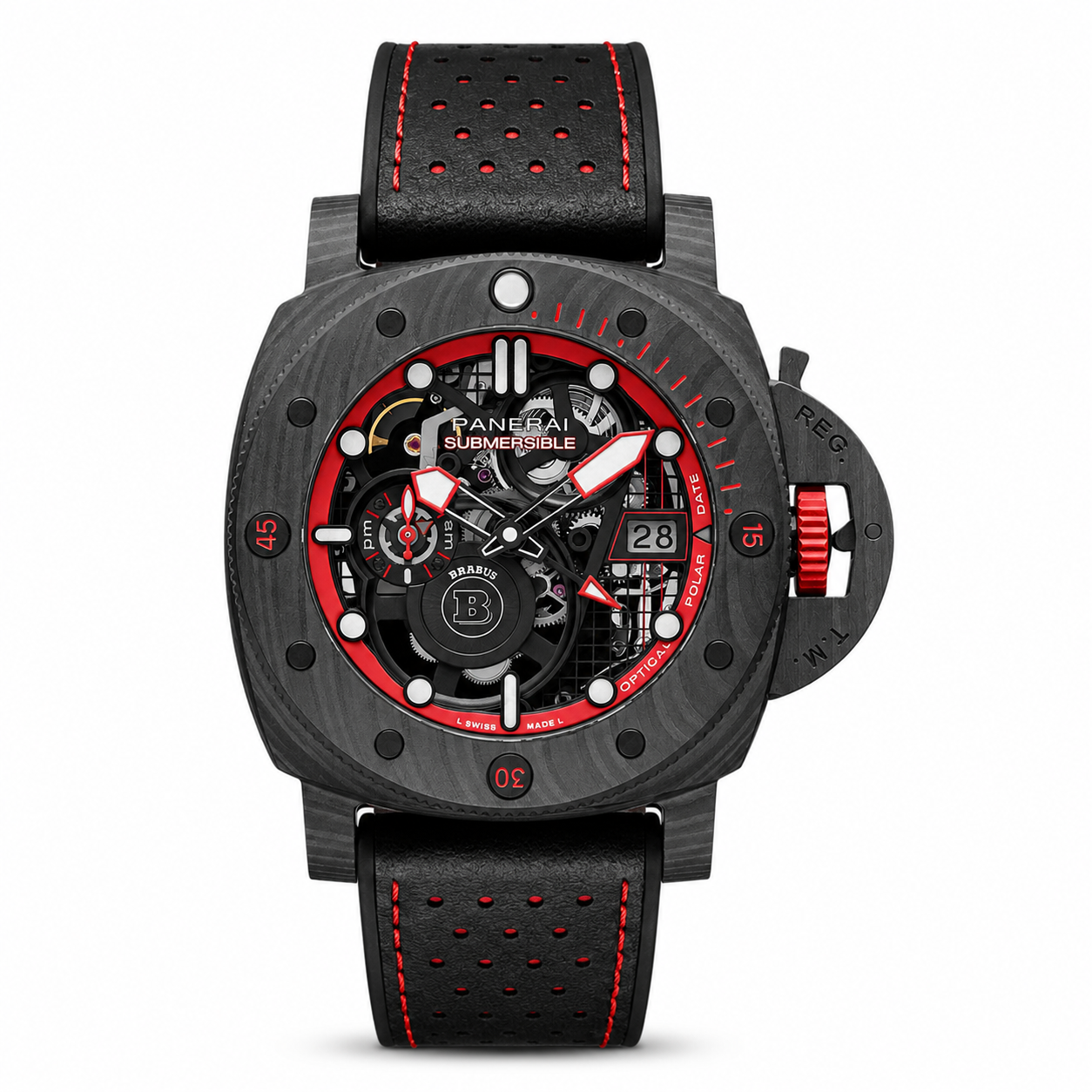 Panerai Submersible S Brabus Red Carbon 47mm
