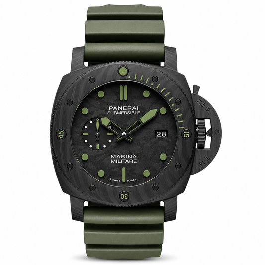 Panerai Submersible Marina Militare Carbon Green Ops