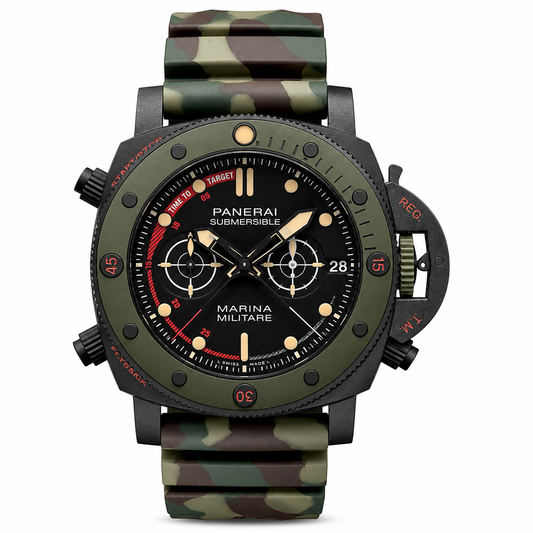 Panerai Submersible Marina Militare Camouflage Chronograph