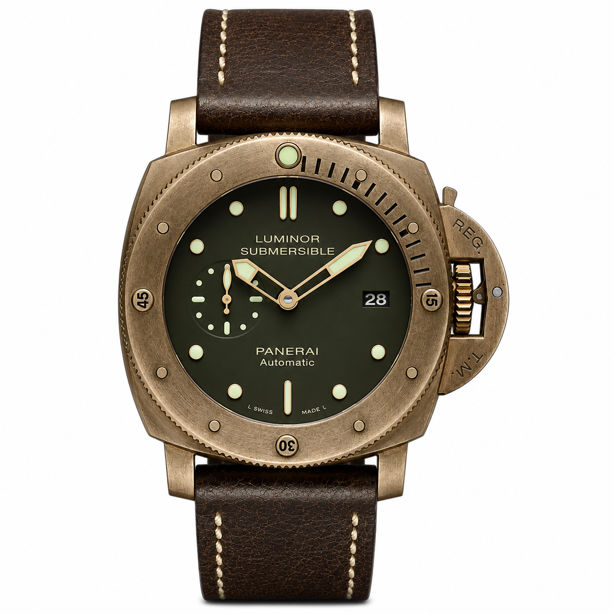 Panerai Luminor Submersible Bronzo Verde