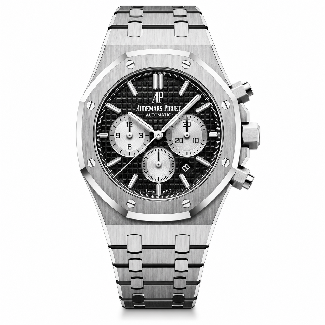 Audemars Piguet Royal Oak Chronografh Watch Black Dial 41mm