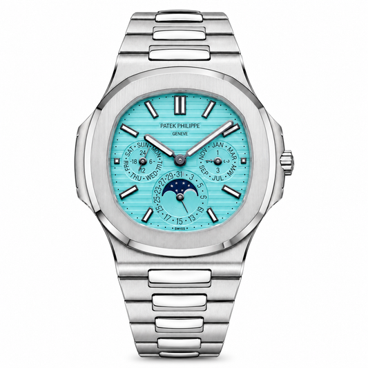 Patek Philippe Nautilus Annual Calendar Moonphase Tiffany Blue