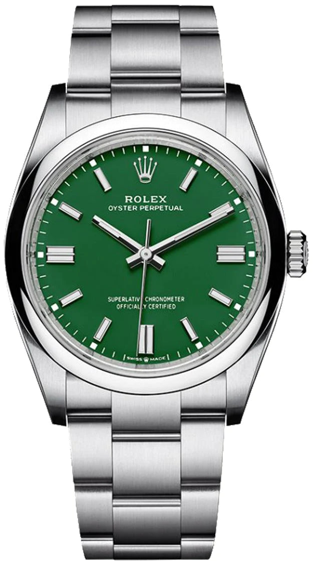 Rolex Oyster Perpetual 41mm Green Dial