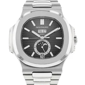 Patek Philippe Nautilus Black Dial Stainless Steel 40.5mm