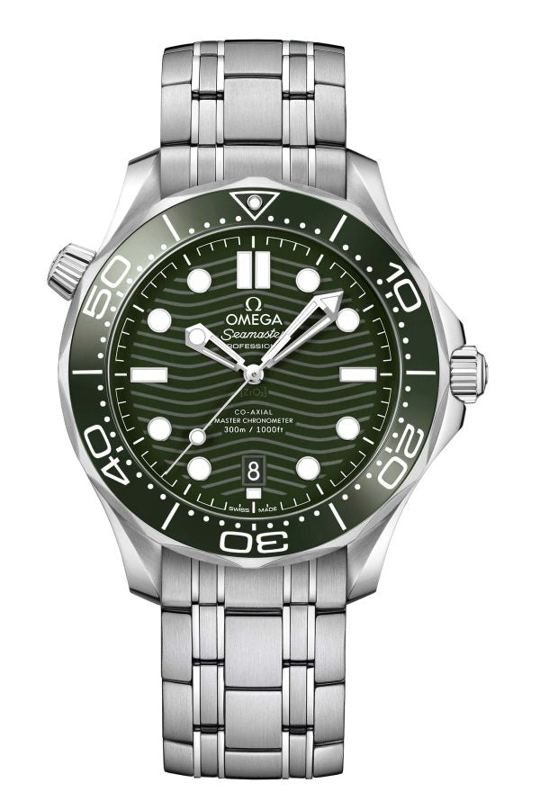 Omega Diver 300M CoAxial Master Chronometer Green Dial 42 mm