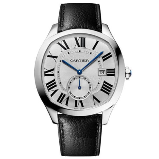 Cartier Drive Automatic Silvered Flinque Dial Men's Watch 41mm