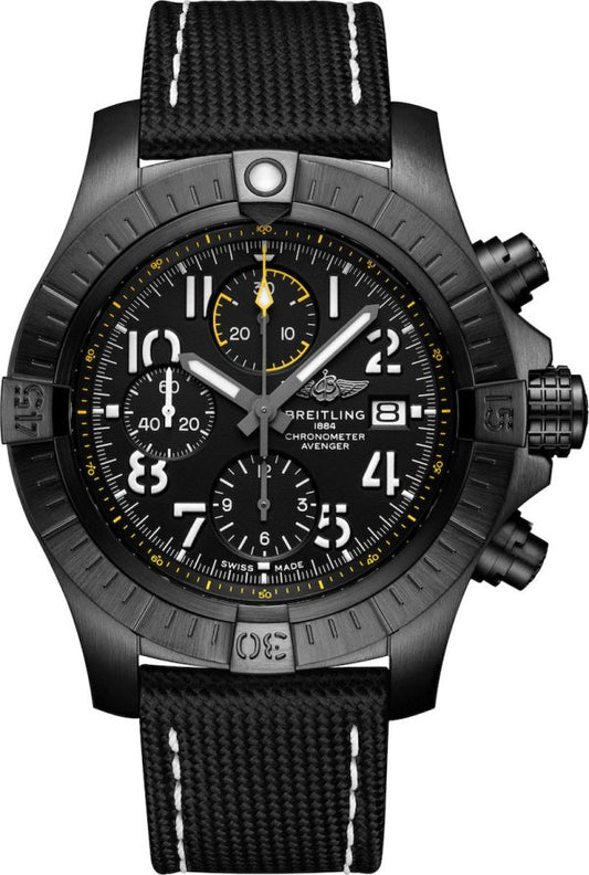 Breitling Avenger 45MM Night Mission DLC Black