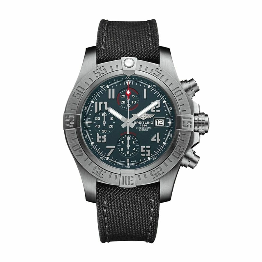 Breitling Avenger Titanium Bandit Black Dial With Strap 45mm